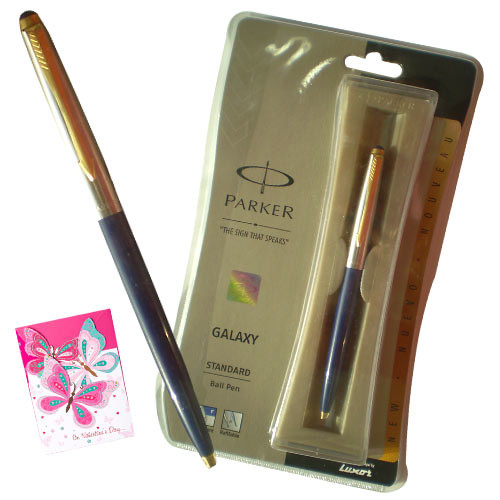 Parker Galaxy Standard Ball Pen with Gold Plated Clip