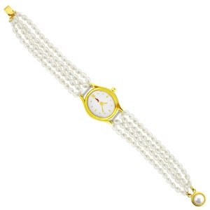 Four String Pearl Watch