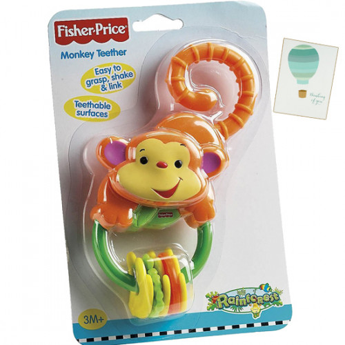 Fisher-Price Monkey Teether Rattle