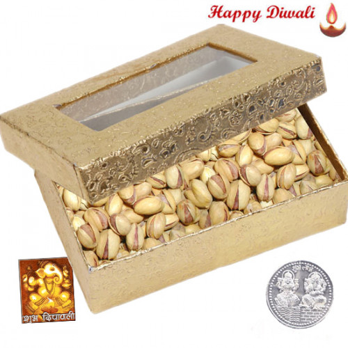 Pista Box 800 gms - Pista with Laxmi-Ganesha Coin