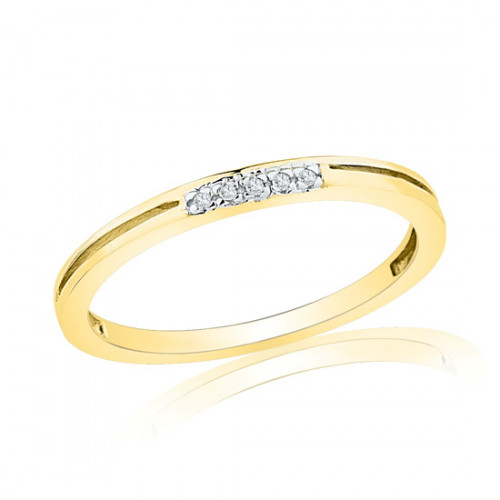 18 Kt Gold Vogue Diamond Finger Ring