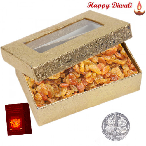 Raisin Box 200 gms - Raisin with Laxmi-Ganesha Coin