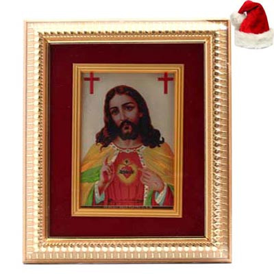 Gold Plated Jesus Frame