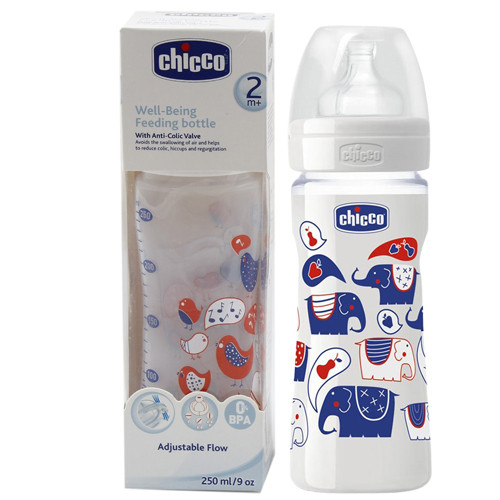 Chicco Well Being 250ml Regular Flow - Silicone