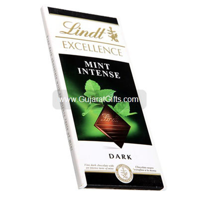 Lindt Excellence Mint Intense and Card