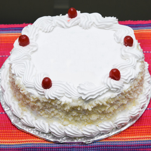 Vanilla Cake (Eggless) 1 Kg + Card