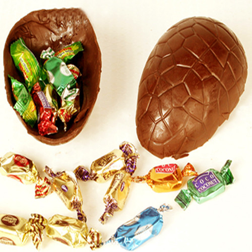 Chocolate Egg Filled with Goodies