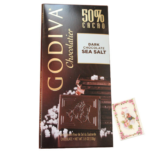 Godiva Chocolatier - Dark Chocolate Sea Salt 100 gms