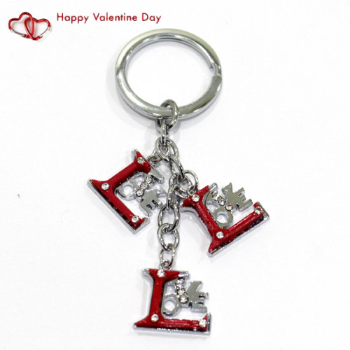 Love Keychain & Valentine Greeting Card