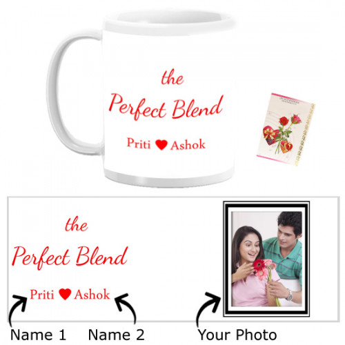 The Perfect Blend Personalized Mug & Card