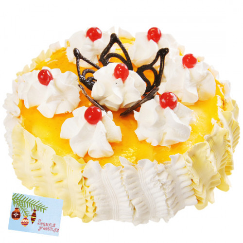 Pineapple Cake 2 kg & Card
