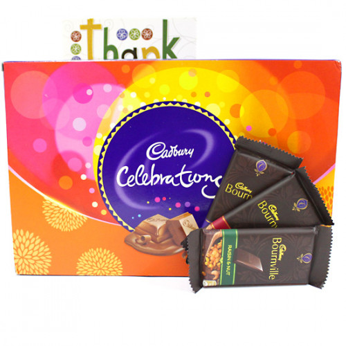 Dark Celebration - Cadbury Celebrations, 3 Bournville and Card