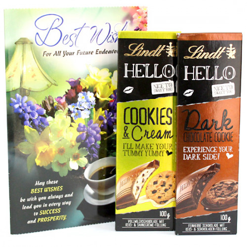 Sweet Hello - Lindt Hello Chocolates and Card