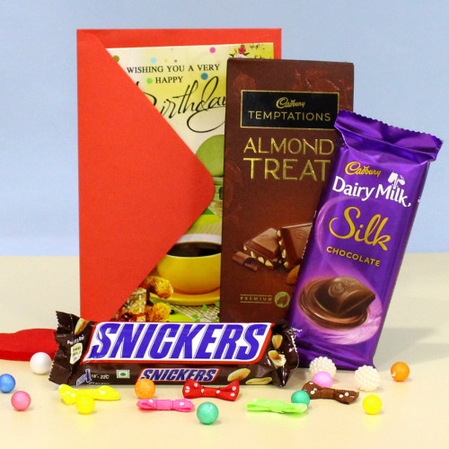 Care for Love - Dairy Milk Silk, Temptations, Snickers and Card