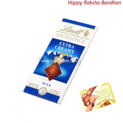 Lindt Excellence Extra Creamy (Rakhi & Tika NOT Included)