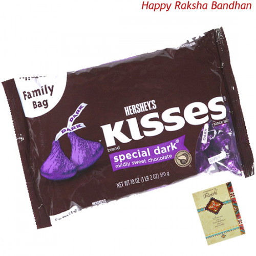Hershey's Kisses - Special Dark (Rakhi & Tika NOT Included)