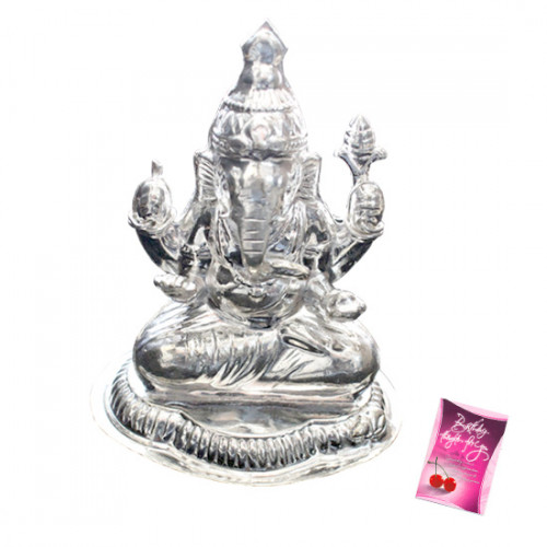 Silver Ganpati Idol