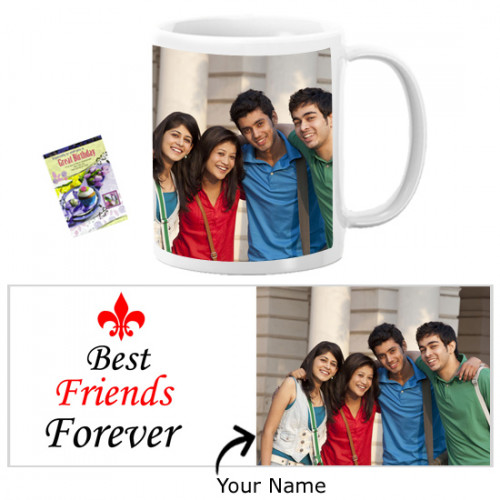 Best Friends Forever Personalized Mug & Card