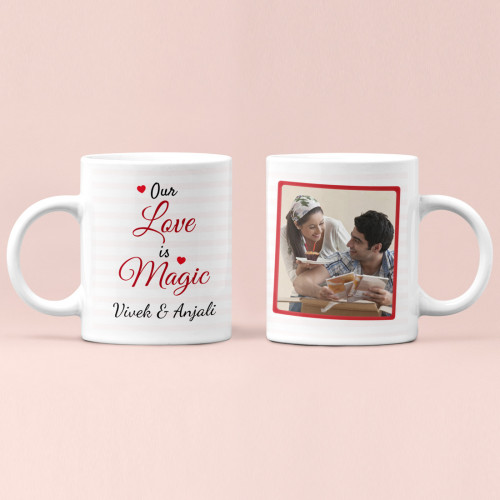 Our Love is Magic Personalized Mug