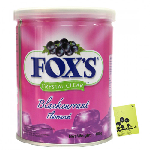 Fox's Crystal Clear - Blackcurrant Flavour