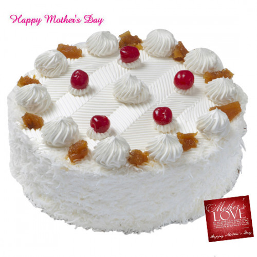 Pineapple Cake - Pineapple Cake 2 kg and Mother's Day Greeting Card