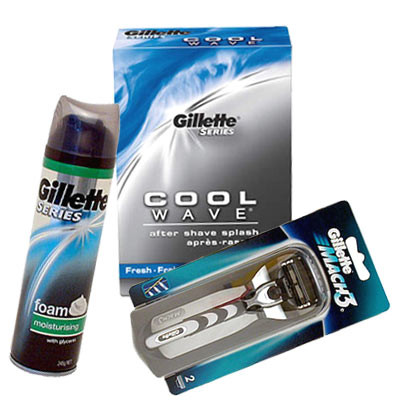 Gillette For Men - Foam + Razor + After Shave