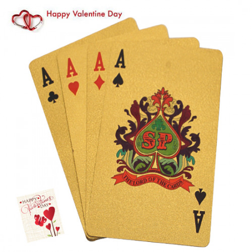 Gold playing Cards