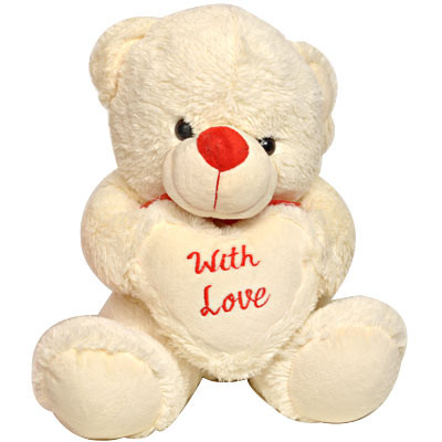 Cute Teddy with Love (10 Inch)