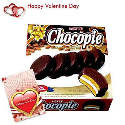 Chocopie - Chocopie 330 gms + Valentine Greeting Card