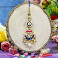 Exclusive Golden Metal & Kundan Lumba with Pearls
