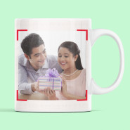 Mug N Crackle - Happy Valentines Day Personalized Mug, 2 Dairy Milk Crackle, Teddy 6 inch & Card