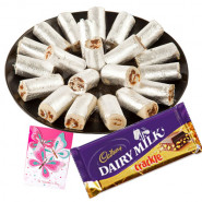 Crunchy Combo - Anjir Roll, Cadbury Dairy Milk Crackle