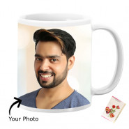 I Love My Boyfriend Personalized Mug & Card