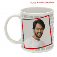 World's Best Bro Personalized Mug (Rakhi & Tika NOT Included)