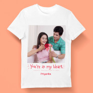 Personalized T-Shirt with Photo & Card