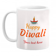 Happy Diwali Personalised Mug with Photo & Card