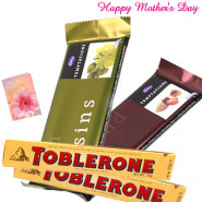 Awsome Chocolates - 2 Temptations, 2 Toblerone amd Card