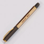Elegant Wooden 2 Tone Roller Hand-Crafted Pen & Card
