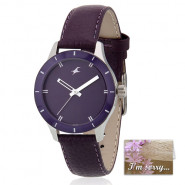 Fastrack Analog Purple Dial Watch