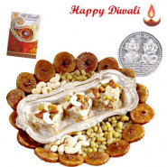 Anjir Dryfruit Halwa with Laxmi-Ganesha Coin