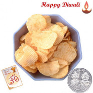 Bataka Tikhi Wafer - Bataka Tikhi Wafer 250 gms with Laxmi-Ganesha Coin