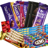 20 Assorted Cadbury Chocolates & Card