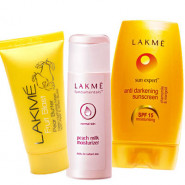 Lakme Beauty Touch - Milk Moisturiser + Fruit Face Mask + Sunscreen Lotion