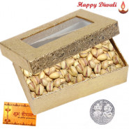 Pista Box 200 gms - Pista 200 gms with Laxmi-Ganesha Coin