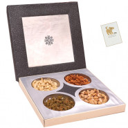Pleasing Dryfruit Treat - Assorted Dry fruits 400 gms in Decorative Box
