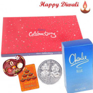 Sentiments - Charlie Blue Perfume, Celebrations with Bhaidooj Tikka and Laxmi-Ganesha Coin
