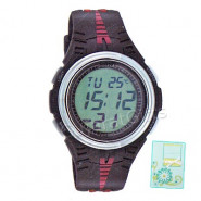 Sonata Digital Watch Black Strap