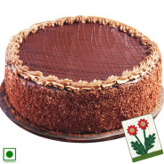Cake for You - Magic of Chocolate (Eggless) 1 Kg + Card
