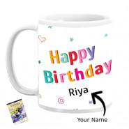Happy Birthday Personalized Mug & Card
