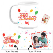 Personalized Birthday Mug & Card